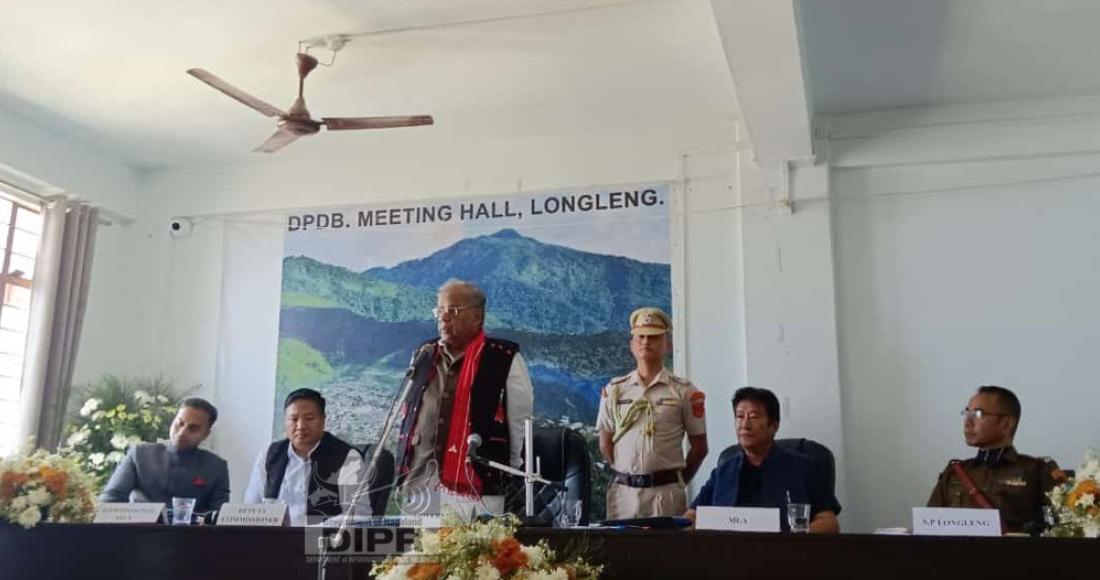 NAGALAND GOVERNOR, LA GANESAN VISITED LONGLENG DIPR Nagaland
